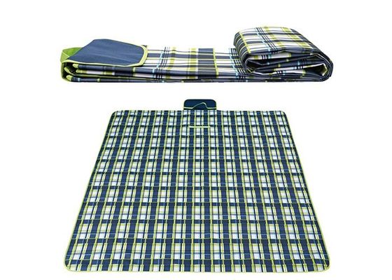 کیفیت  Polyester Waterproof Picnic Mat Backing For Beach Polyetser Peva Material کارخانه