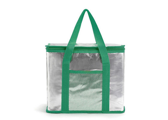 کیفیت  Large EPE Orange Thermal Insulated Tote Lunch Bag OEM Service کارخانه