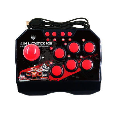 قیمت عمده 4 در 1 ایستگاه آرکید یکپارچهسازی با سیستمعامل USB Wired Rocker Fighting Stick Game Controller Joystick for Android TV Games