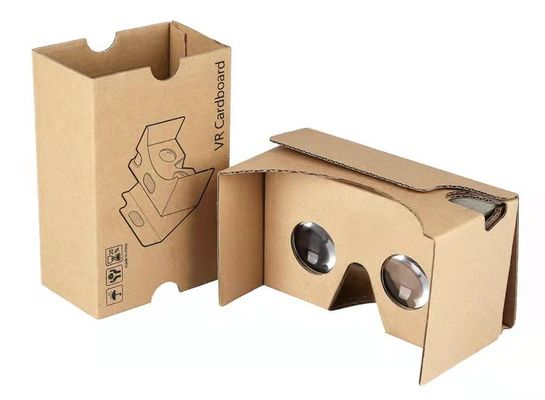 قیمت کارخانه نصب آسان هدست مقوایی عینک واقعیت مجازی سه بعدی واقعیت مجازی برای ویدیو و بازی google cardboard vr 2.0