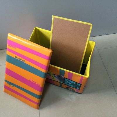 جعبه ذخیره‌سازی لباس OEM Plastic PU تاشو چاپ سفارشی