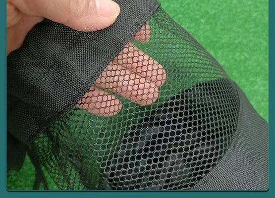 کیف توری مشبک کیف بند کشی پلی استر برای نگهداری توپ تنیس گلف