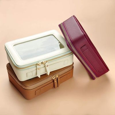 سازمان دهنده لوازم آرایشی ضد آب با ظرفیت بالا با قلاب آویزان برای کیف مسافرتی
