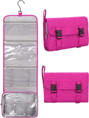 کیف لوازم آرایشی آویز مسافرتی کیسه آرایشی با ظرفیت بزرگ ذخیره سازی لوازم آرایشی ضد آب