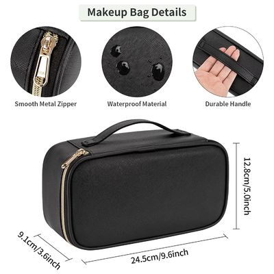 کیف آرایش مسافرتی قابل حمل کوچک لوازم آرایشی و بهداشتی 1000PCS برای کیسه سازمان دهنده براش زنانه
