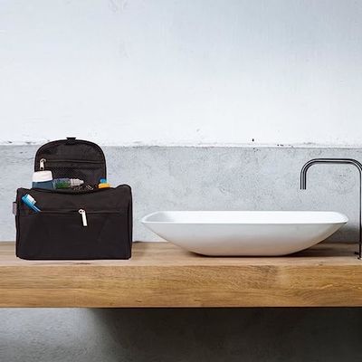 کیت لوازم بهداشتی مسافرتی آویزان ضد ضربه سازمان دهنده کیت بهداشتی حمام با قلاب