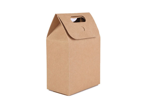 کیسه های کاغذی کرافت کاغذ کادو بسته بندی شده با دستگیره برای برداشتن